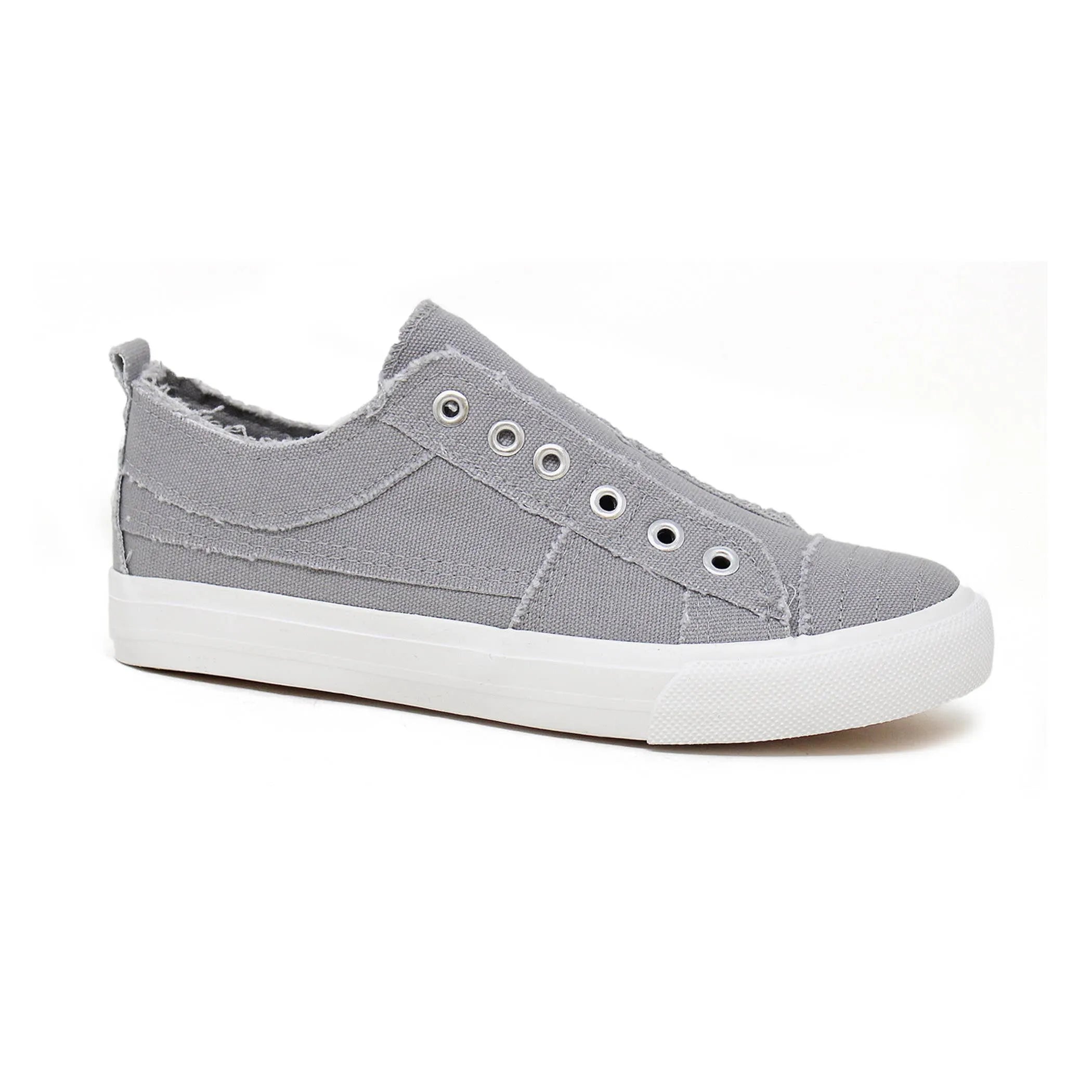 Yoki Womens Bentley-30 Slip on converse style Sneakers