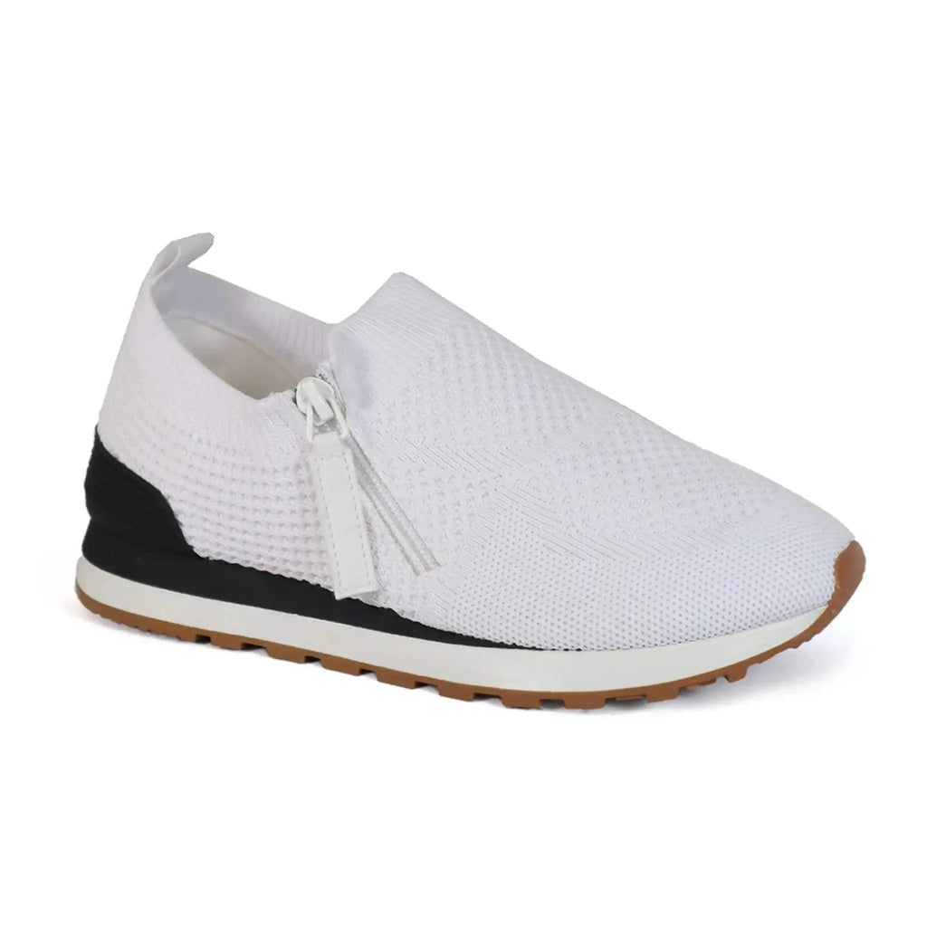 YOKI KADE-11 women's knit side-zip sneakers, breathable and lightweight with a modern design, durable sole, and easy maintenance.