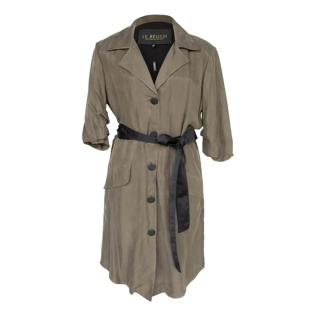 Montana Green Blazer Dress - Timeless, feminine blazer dress with premium fabric and mid-length design in a classy green color.